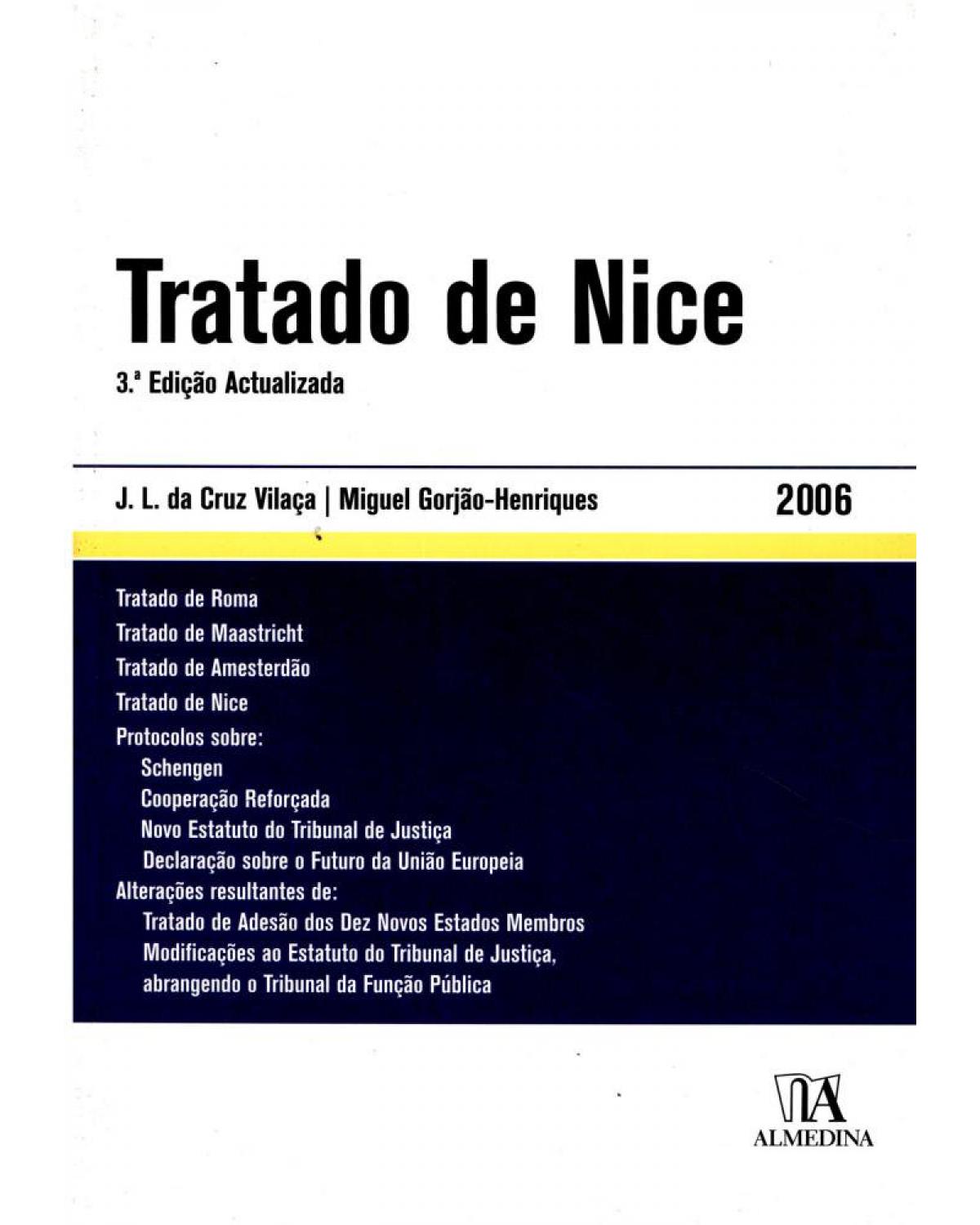 Tratado de Nice - 3ª Edição | 2006