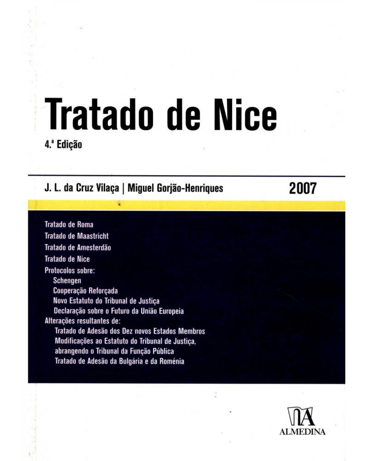 Tratado de Nice - 4ª Edição | 2007