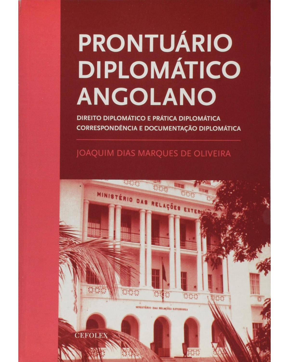 Prontuário diplomático angolano - 1ª Edição | 2008
