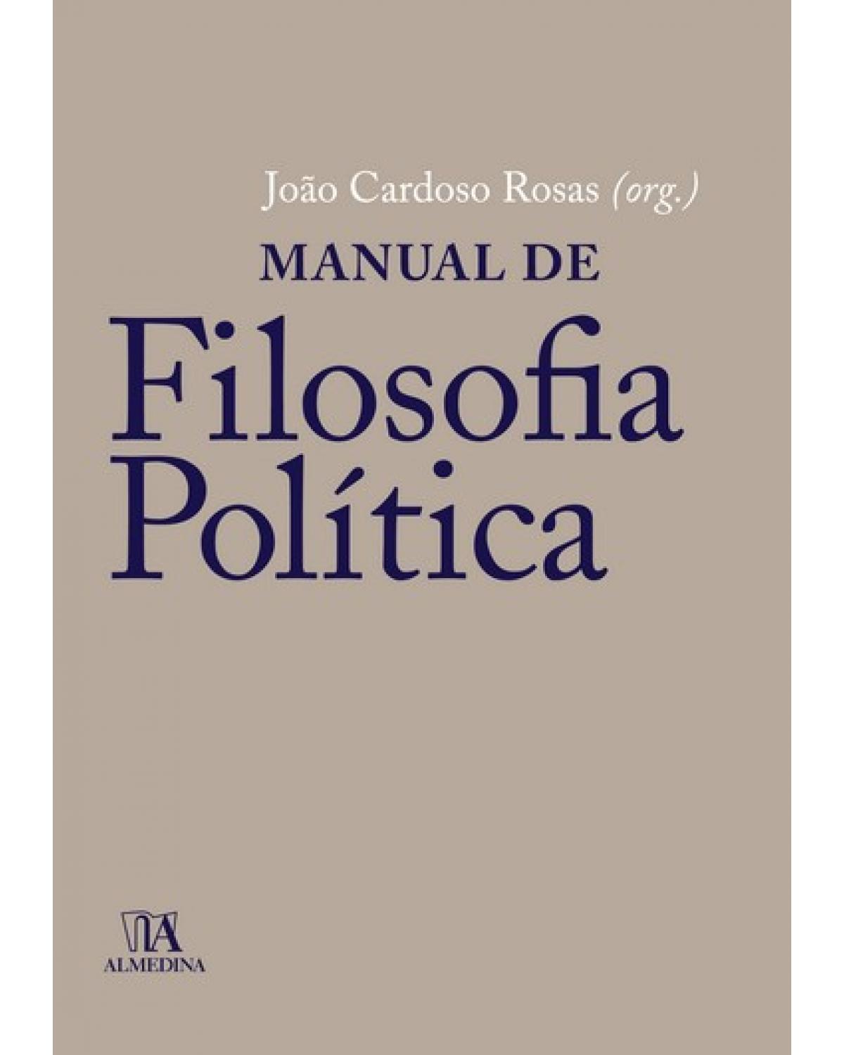 Manual de filosofia política - 1ª Edição | 2008