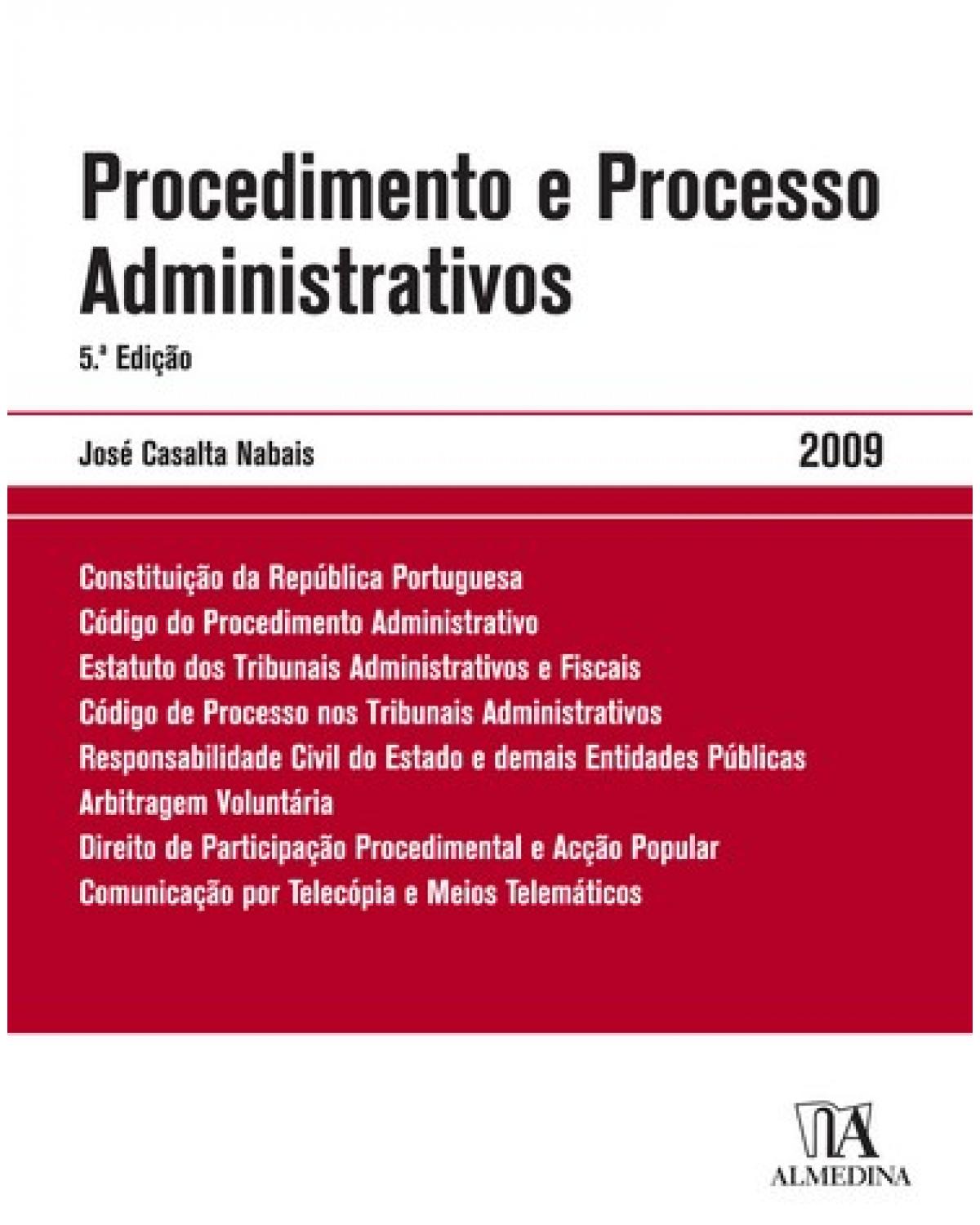 Procedimento e processo administrativos - 5ª Edição | 2009