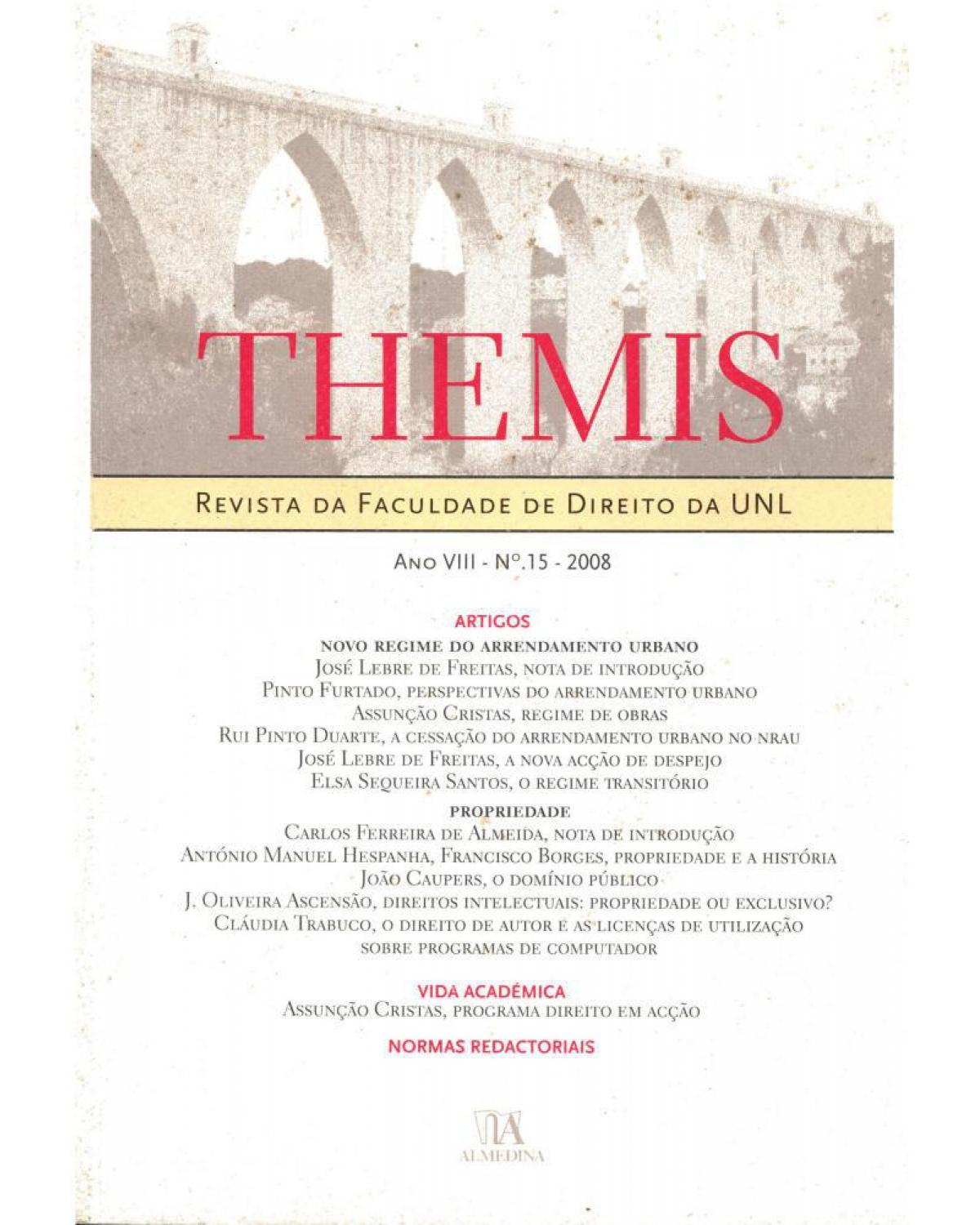 Themis - ano VIII - Nº 15 - 1ª Edição | 2009
