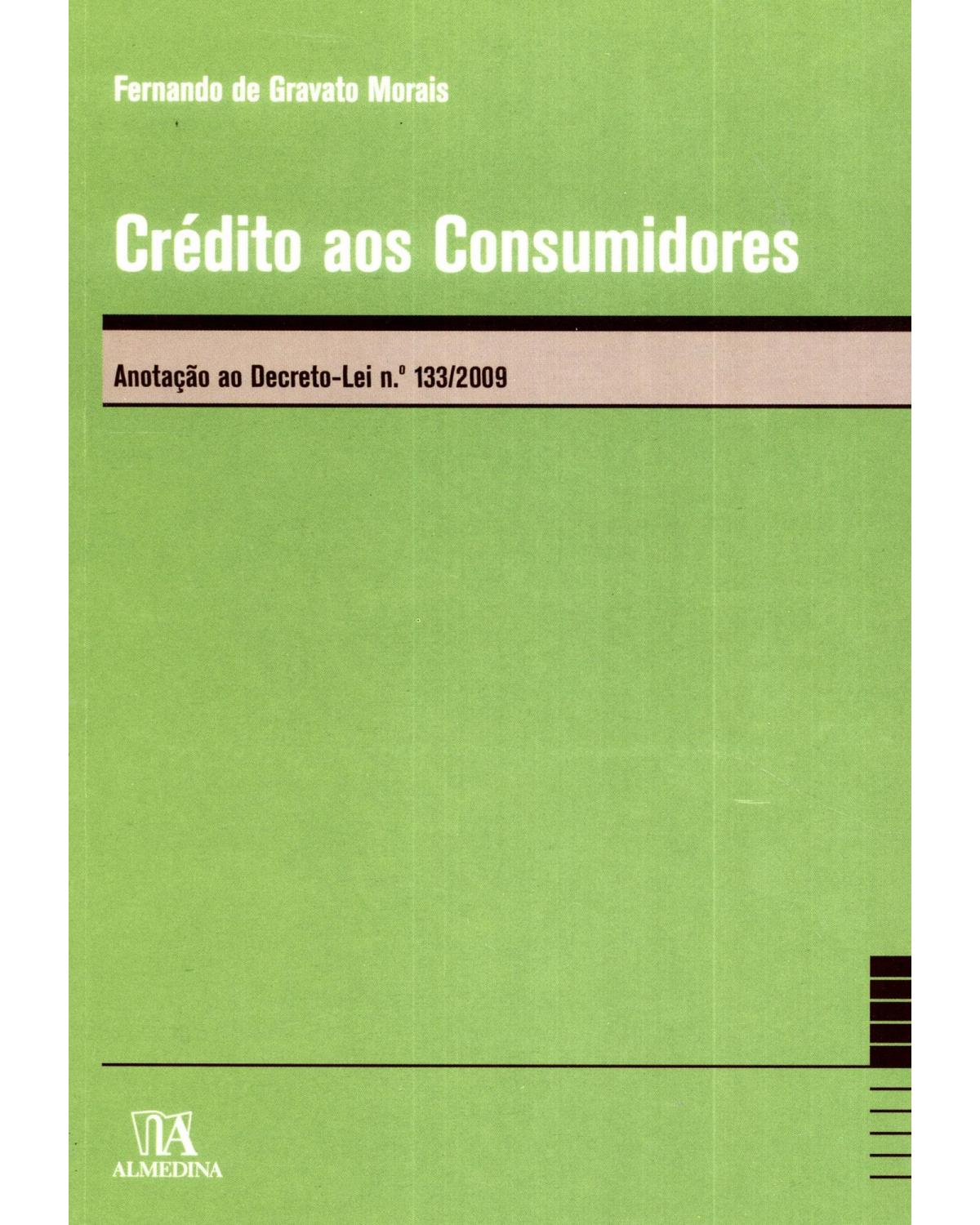 Crédito aos consumidores - 1ª Edição | 2009