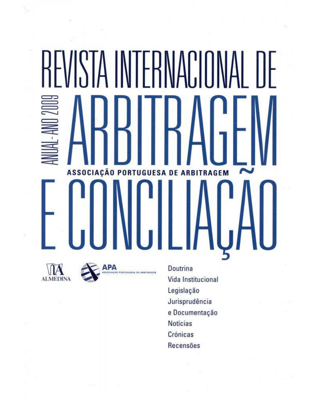 Revista internacional de arbitragem e conciliação - anual - 1ª Edição | 2010
