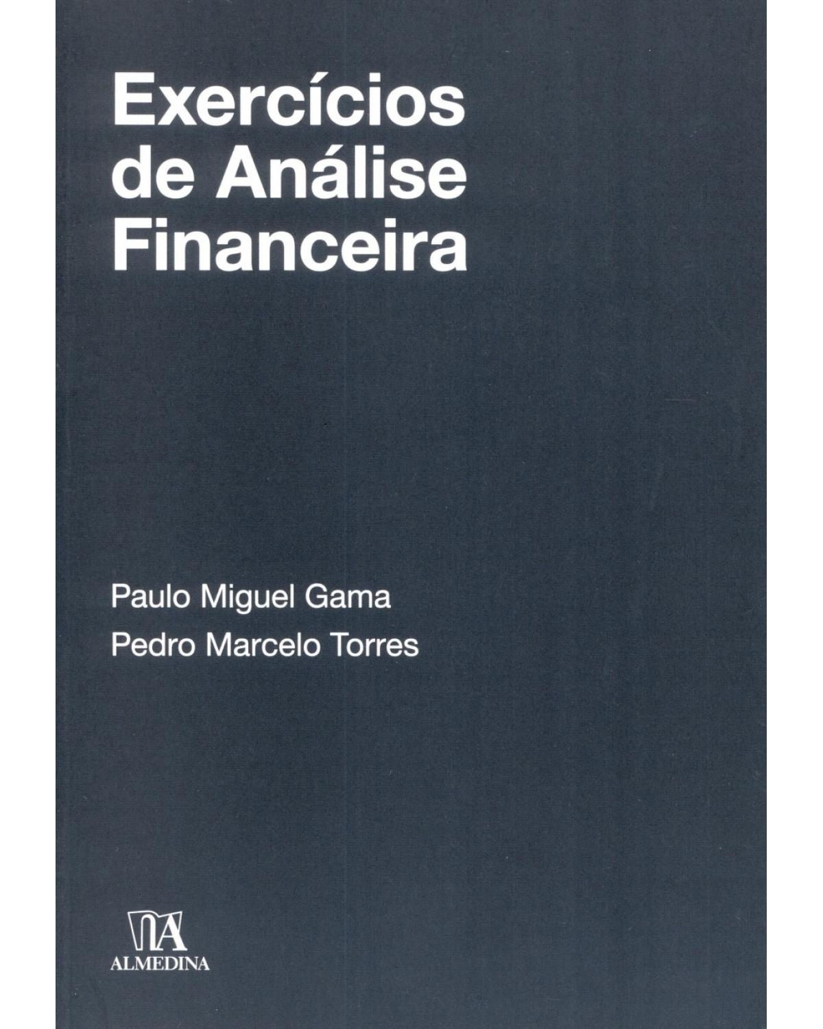 Exercícios de análise financeira - 1ª Edição | 2015