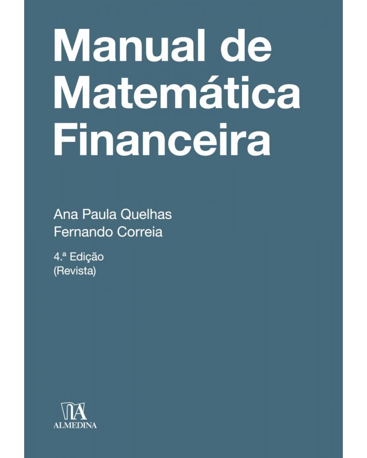 Manual de matemática financeira - 4ª Edição | 2017
