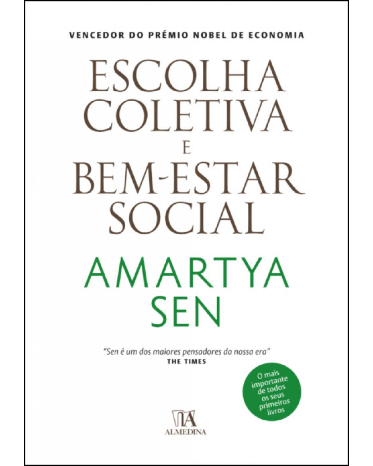 Escolha coletiva e bem-estar social - 1ª Edição | 2019