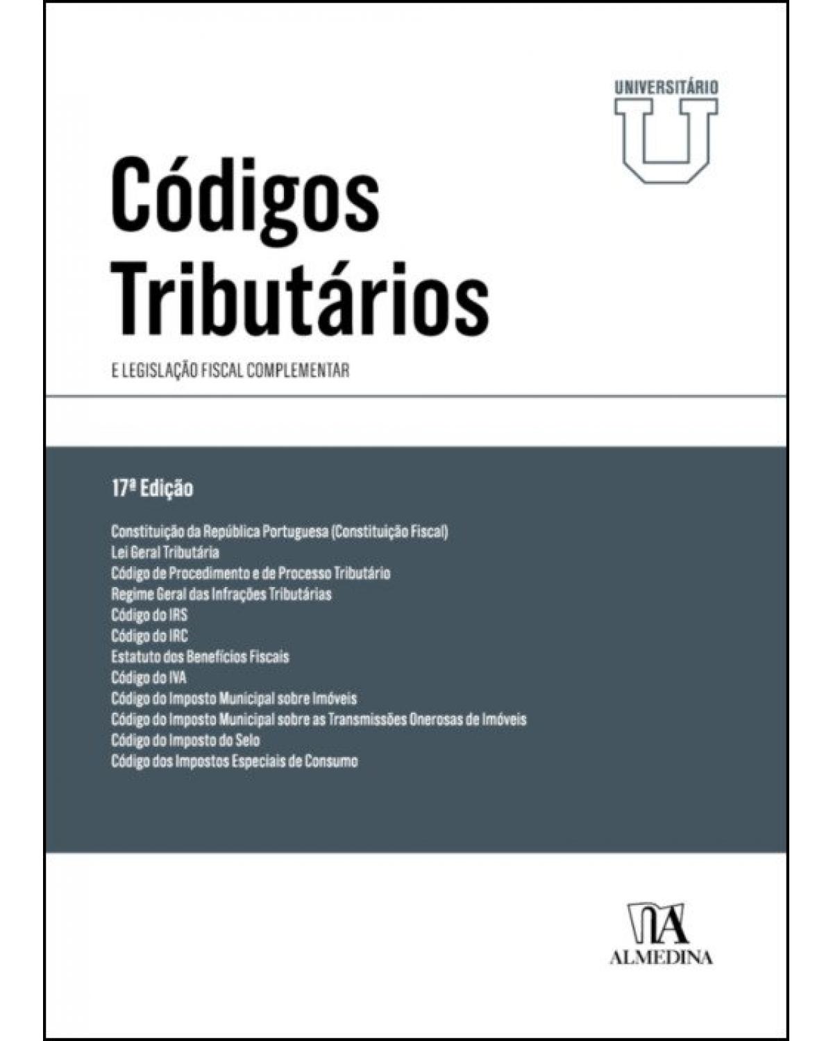 Códigos tributários - 17ª Edição | 2019