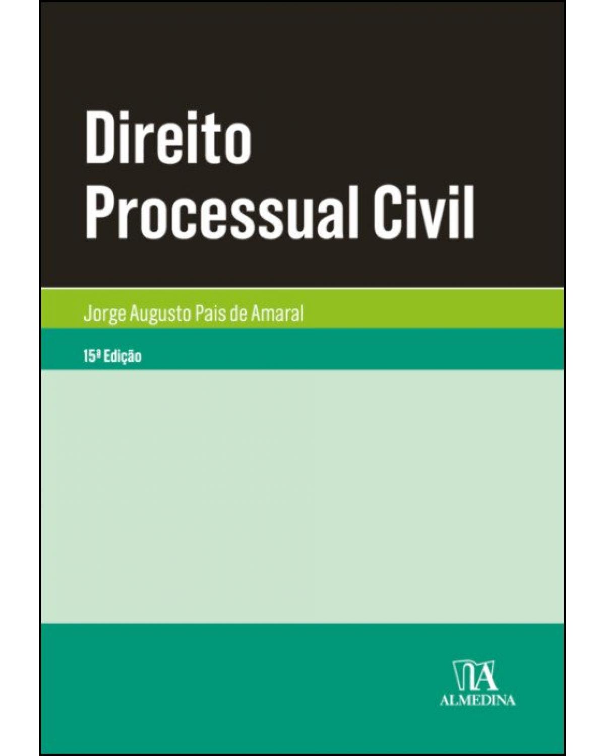 Direito processual civil - 15ª Edição | 2019