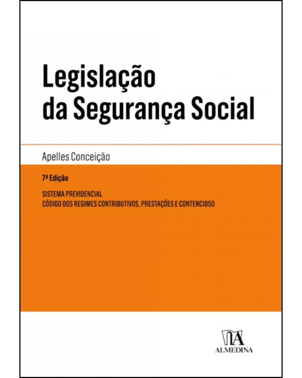 Legislação da segurança social - 7ª Edição | 2019
