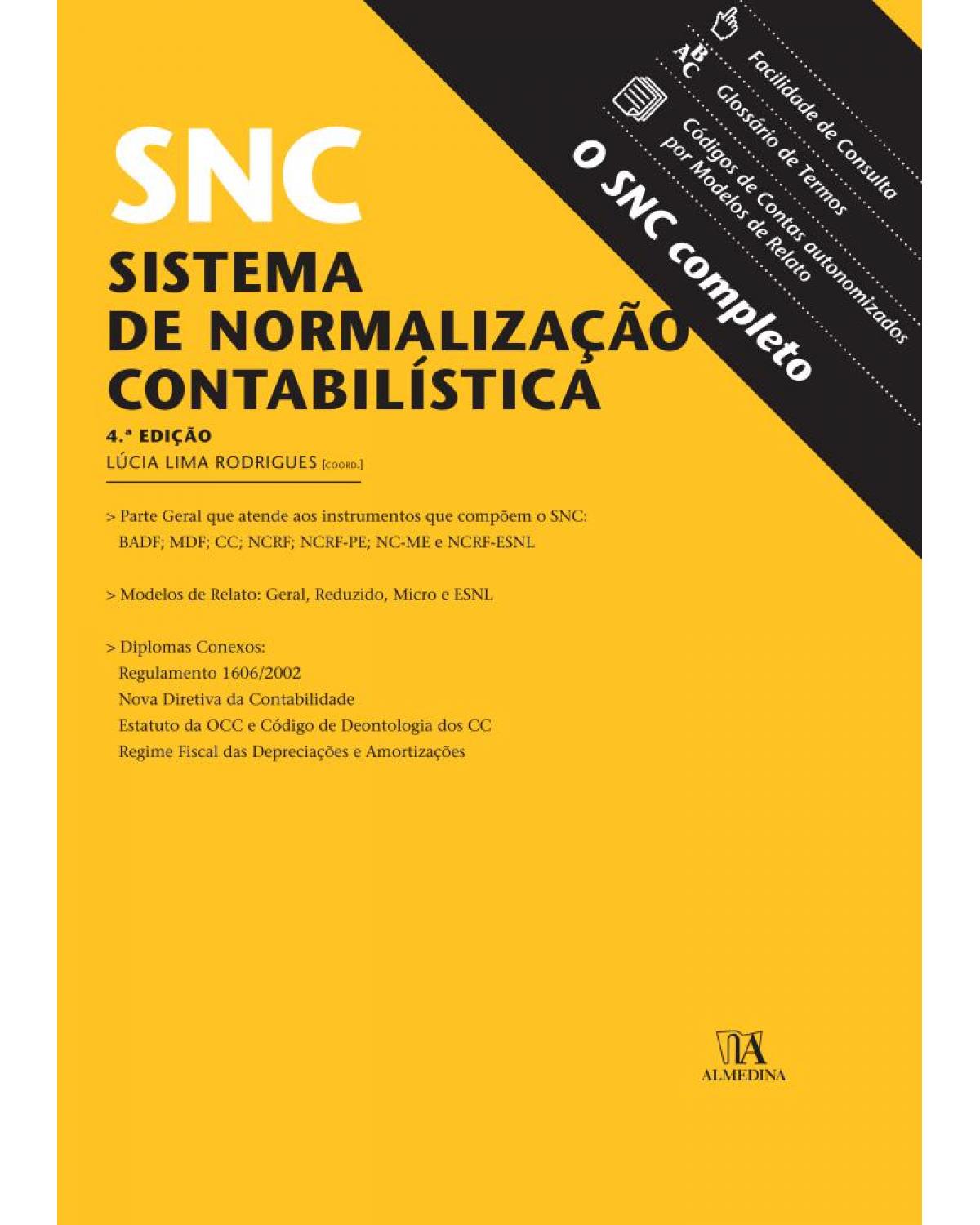 SNC - Sistema de Normalização Contabilística - 4ª Edição | 2020