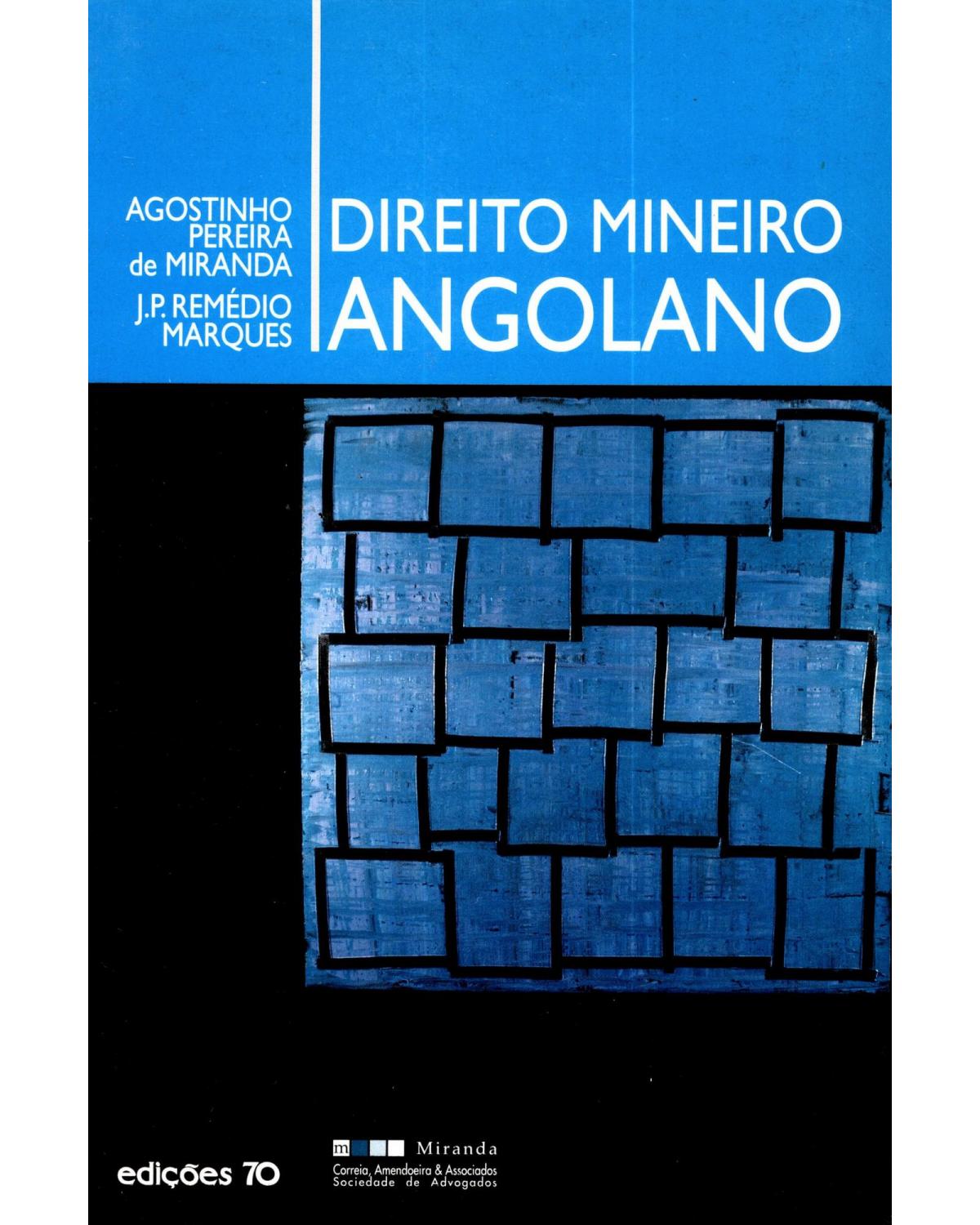 Direito mineiro angolano - 1ª Edição | 2003