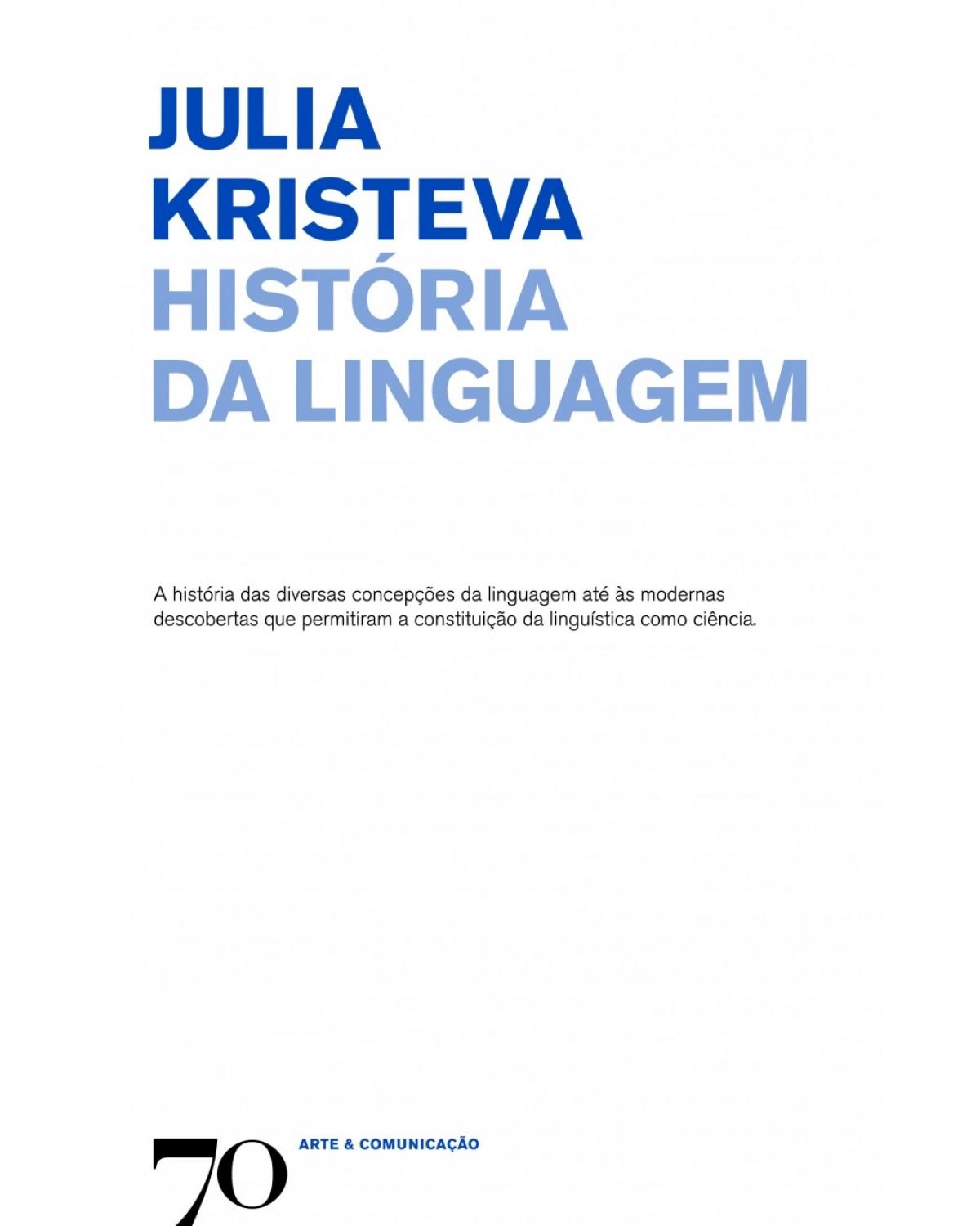 História da linguagem - 1ª Edição | 2007
