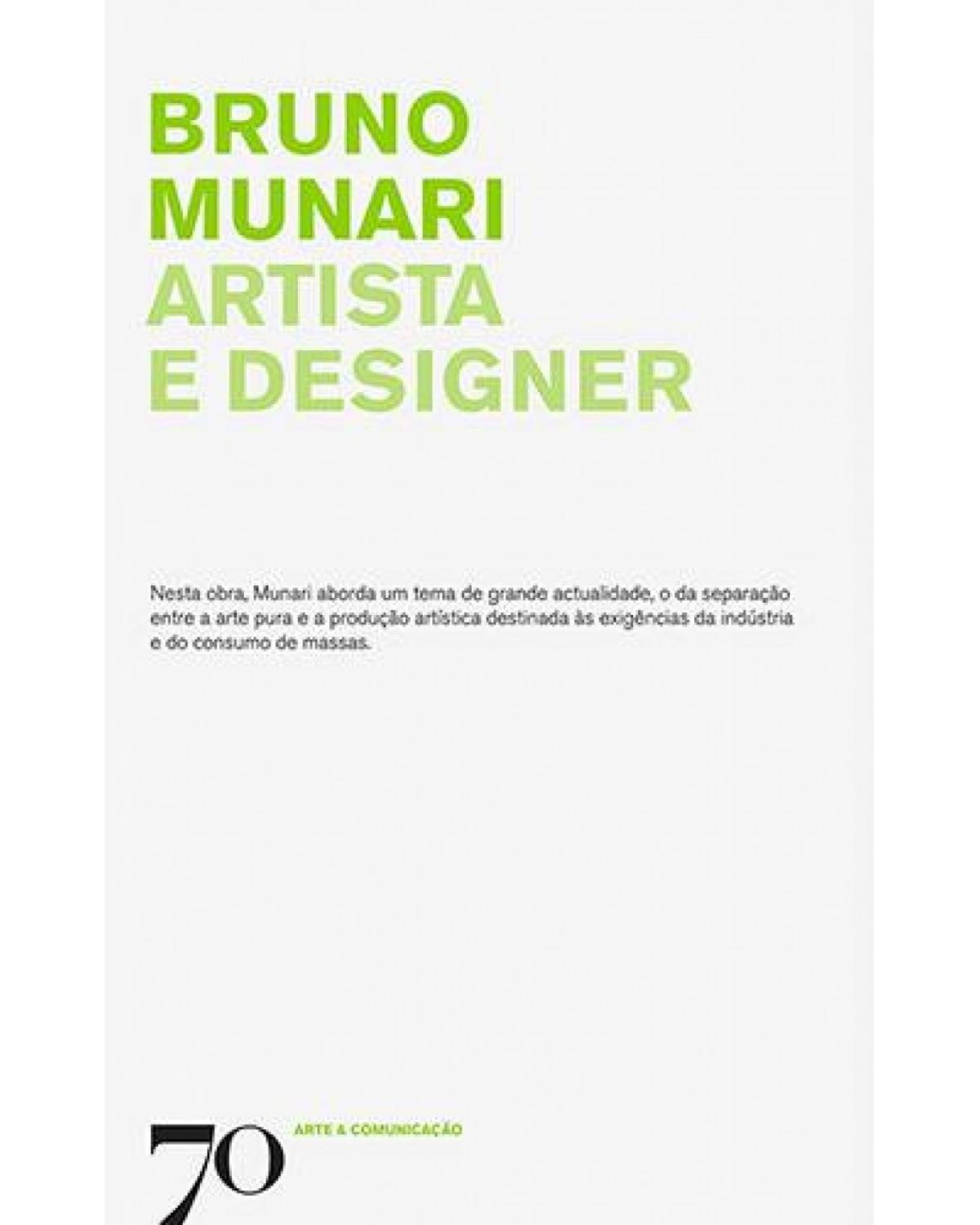 Artista e designer - 1ª Edição | 2015