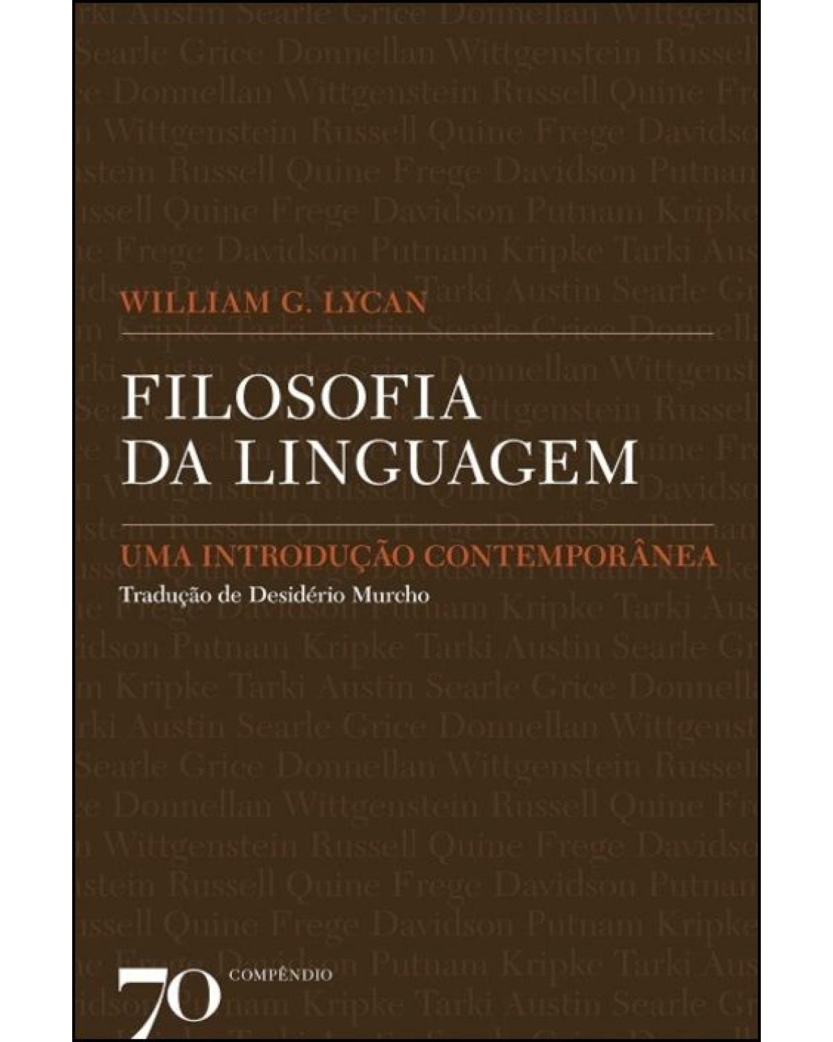 Filosofia da linguagem - 1ª Edição | 2022