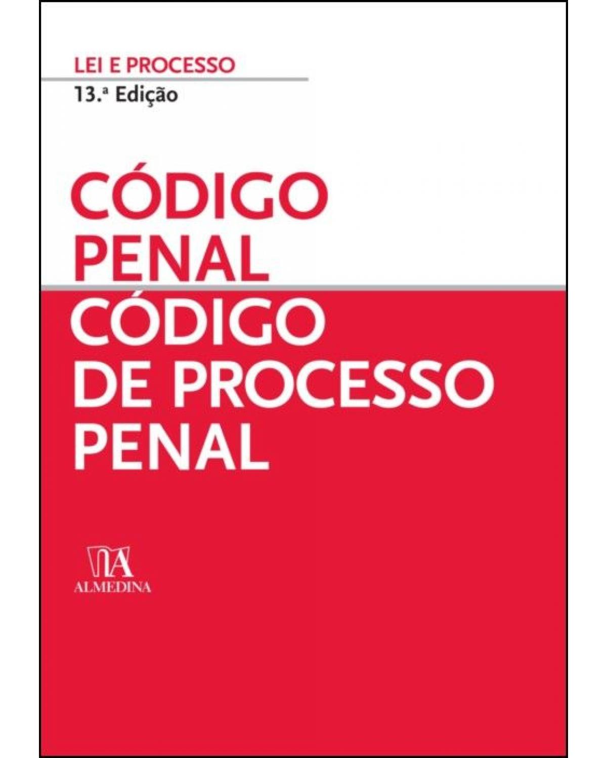 Código penal e código de processo penal - 1ª Edição | 2022