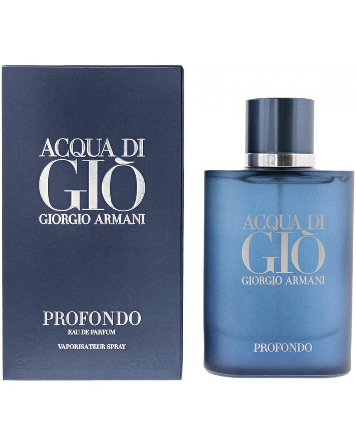 Acqua Di Giò Profondo Giorgio Armani - Perfume Masculino EDP - 75ml