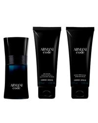 Armani Code Pour Homme Kit - EDT 50ml + Gel de Banho 75ml + Pós Barba 75ml