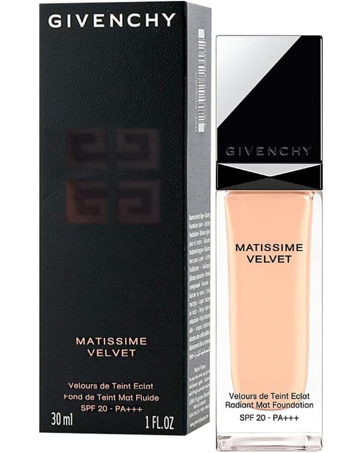 Base Facial Givenchy - Matissime Velvet Fluid - 01 - Mat Porcelain